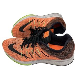 Nike Air Zoom Elite 8 Running Shoes‎ Mens Size 11 Black Orange Trainers Sneakers